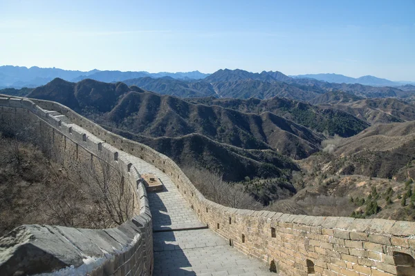 Majestueuse grande muraille de Chine — Photo