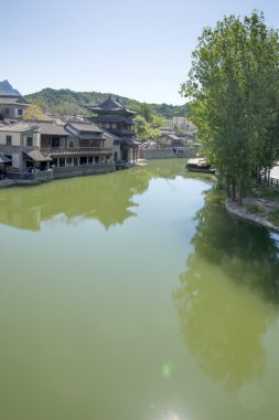 Pekin antik mimari nehir