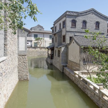 Nehir ve Çin'deki antik mimari