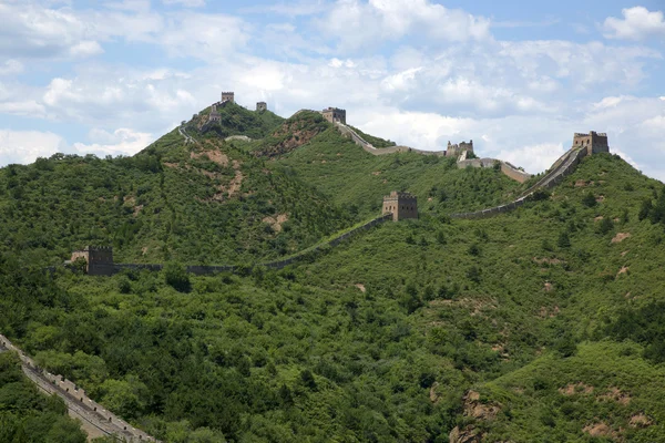Majestic Great Wall in China — Stock Photo, Image