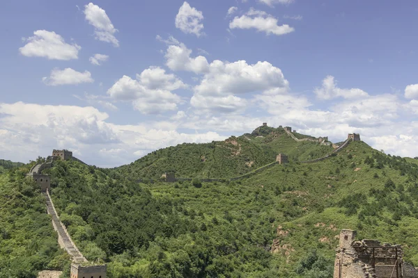 Vue sur la Grande Muraille de Pékin en Chine — Photo