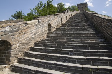 Çin Pekin Çin Seddi merdiven