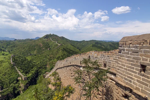 Beijing Great Wall in China, the majestic Great Wall, a symbol of China. — Stock Photo, Image