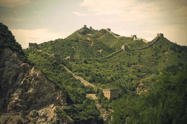 View to Beijing Great Wall in China — Stock Photo, Image