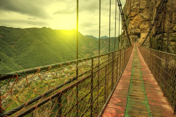 Chain bridge in Wenzhou — Stock Photo, Image