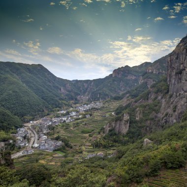 Güzel Çin yatay çekim