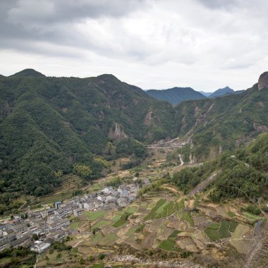 Güzel Çin yatay çekim