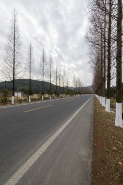dağ yolu adam