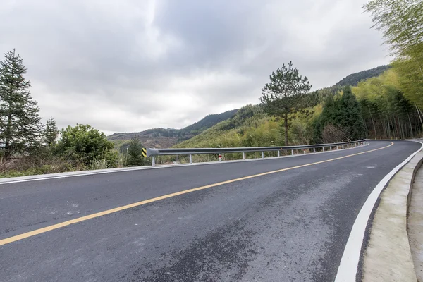 Snelweg Forest road — Stockfoto