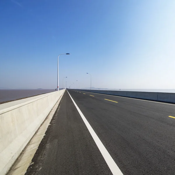 Sea Bridge Road Kina — Stockfoto