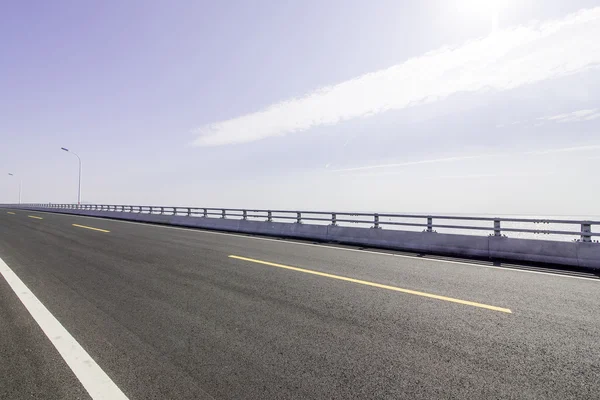 Sea Bridge Road china — Stock Photo, Image