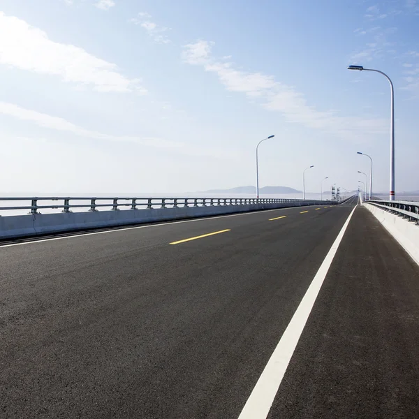 Sea Bridge Road Cina — Foto Stock