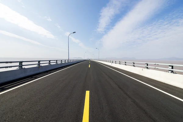 Sea Bridge Road china — Stock Photo, Image