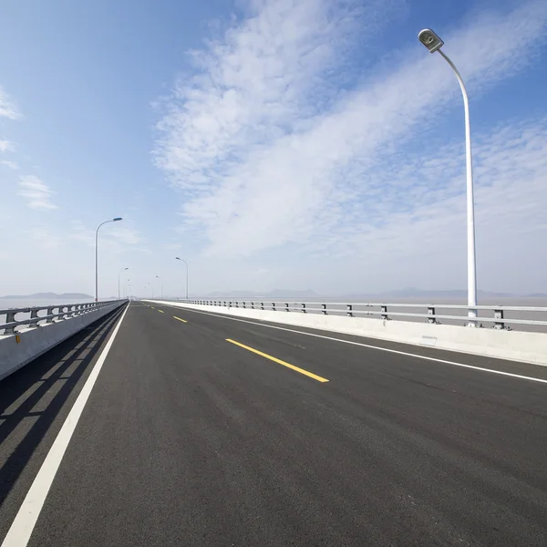 China Sea Bridge Road — Zdjęcie stockowe