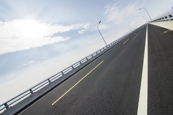 Estrada de ponte de mar — Fotografia de Stock