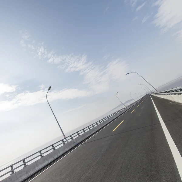 Sea Bridge Road — Stock Photo, Image