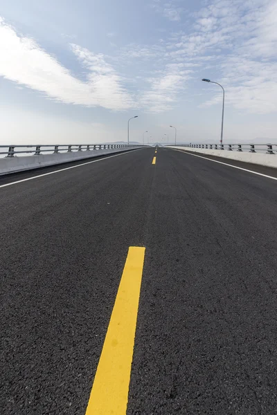 Sea Bridge Road china — Stock Photo, Image