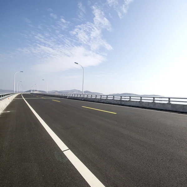 China Sea Bridge Road — Zdjęcie stockowe