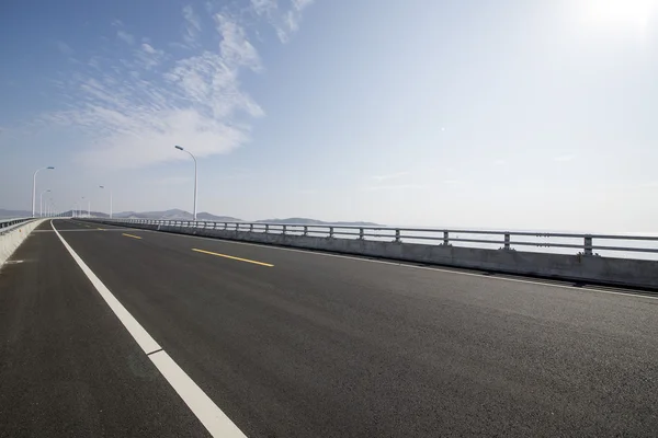 Sea Bridge Road china — Stock Photo, Image