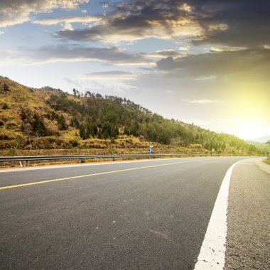 Güzel Çin yatay çekim