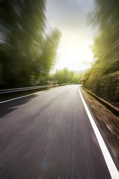 Winding highway road — Stock Photo, Image