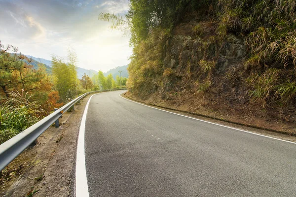 Winding highway road — Stock Photo, Image