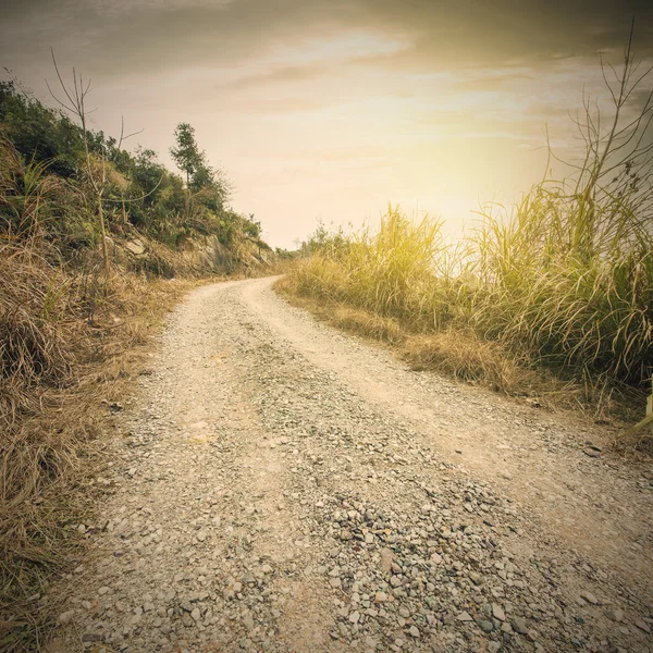 Sujeira estrada rural — Fotografia de Stock