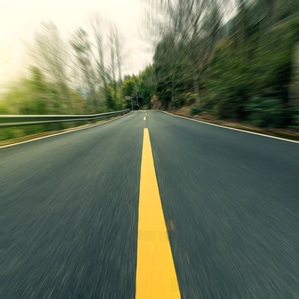 Forest highway road — Stock Photo, Image