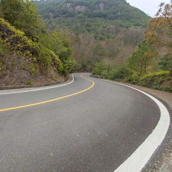 Fond de route sinueux Chine — Photo