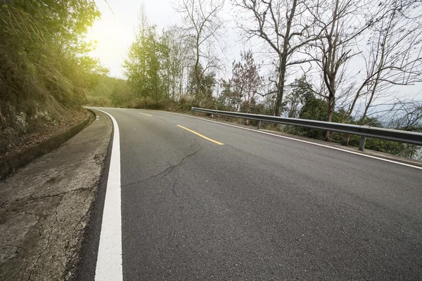 Winding road background china — Stock Photo, Image