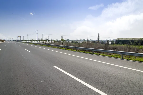 Stad snelweg weg — Stockfoto