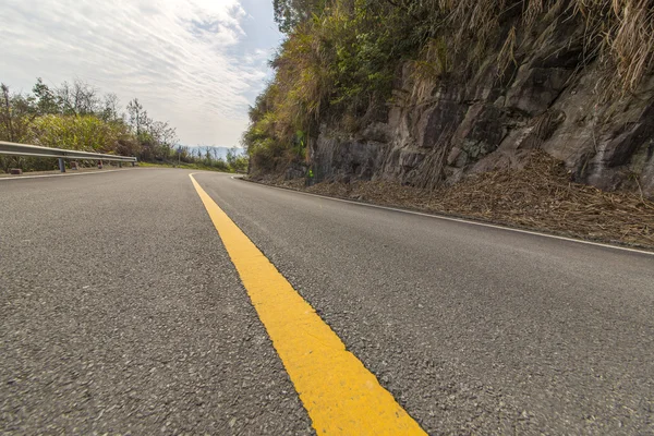 Highway winding road — ストック写真