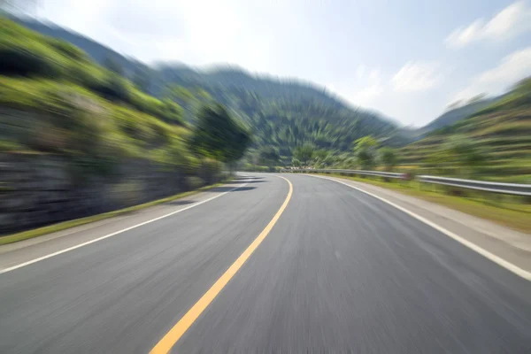 Gün batımı Otoban yol — Stok fotoğraf