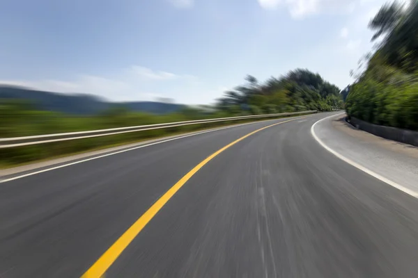 Bos snelweg weg — Stockfoto