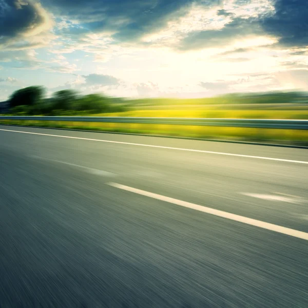 Speed highway road — Stockfoto