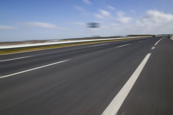 Highway empty road — Stockfoto