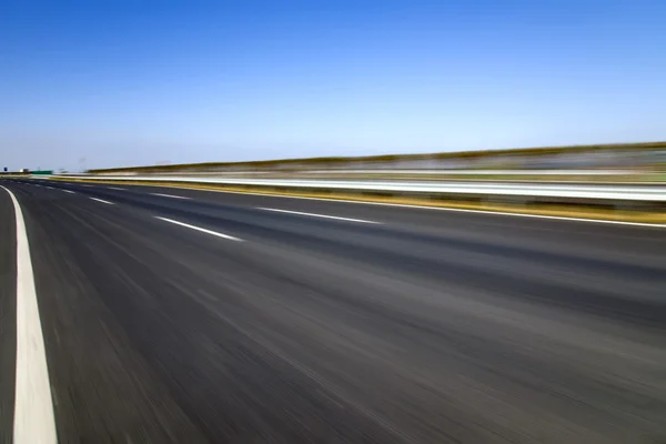 Autobahn leer — Stockfoto