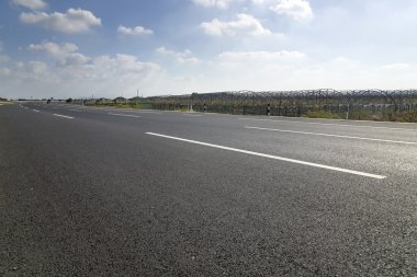 Şehir Otoban yol arka plan olarak