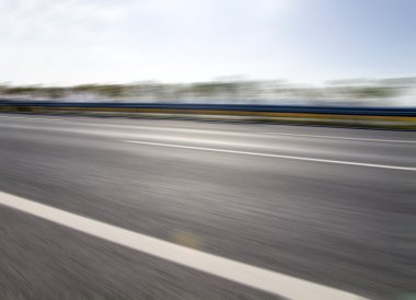 Şehir Otoban yol arka plan olarak