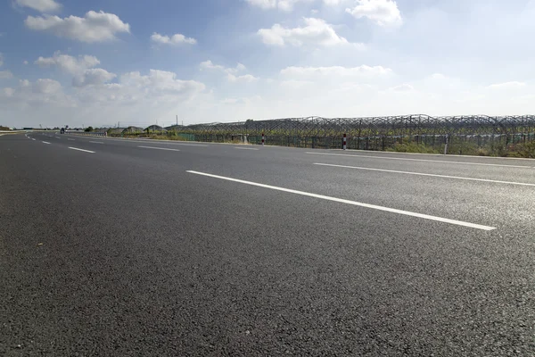 City highway Road as background — Stock Photo, Image