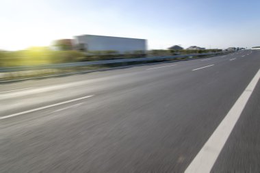 Şehir Otoban yol arka plan olarak