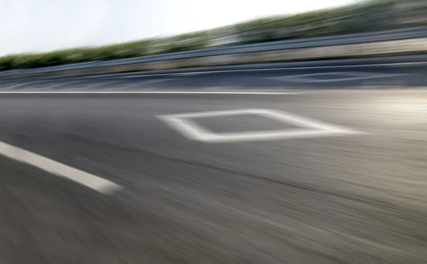 Highway empty road — Stockfoto