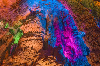 Çin mağaralar, karstik onun.