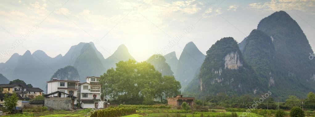 China Guilin Mountains