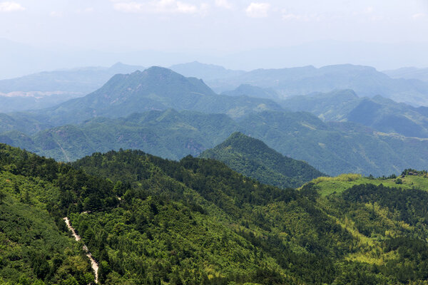 Mountain scenery in China