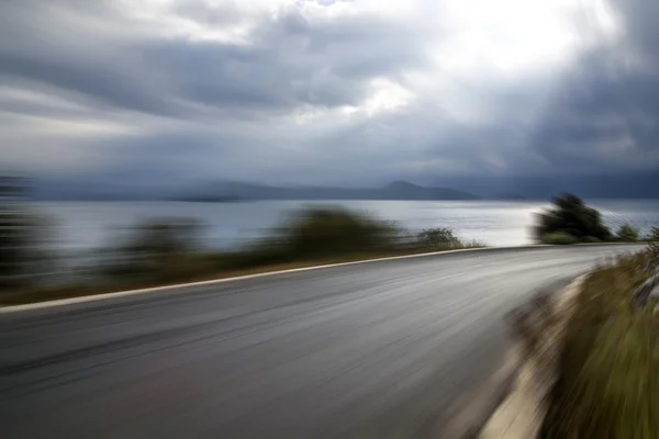 "luguhu" Lijiang in China, the lake road, — Stock Photo, Image