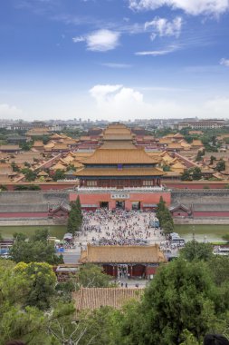 Yasak Şehir Pekin, Yasak Şehir'in panoramik görünüm. 