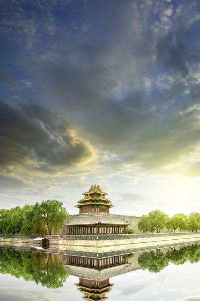 Ciudad Prohibida China, la torreta del río Palacio . — Foto de Stock