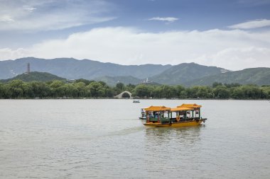 Summer Palace Beijing sahne, ünlü tarihi binalar 