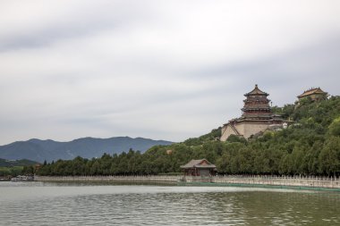 Summer Palace Beijing sahne, ünlü tarihi binalar 